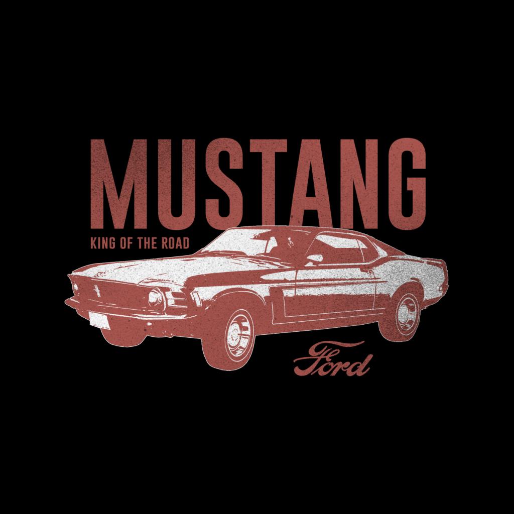 Ford Mustang King Of The Road Men's T-Shirt-ALL + EVERY