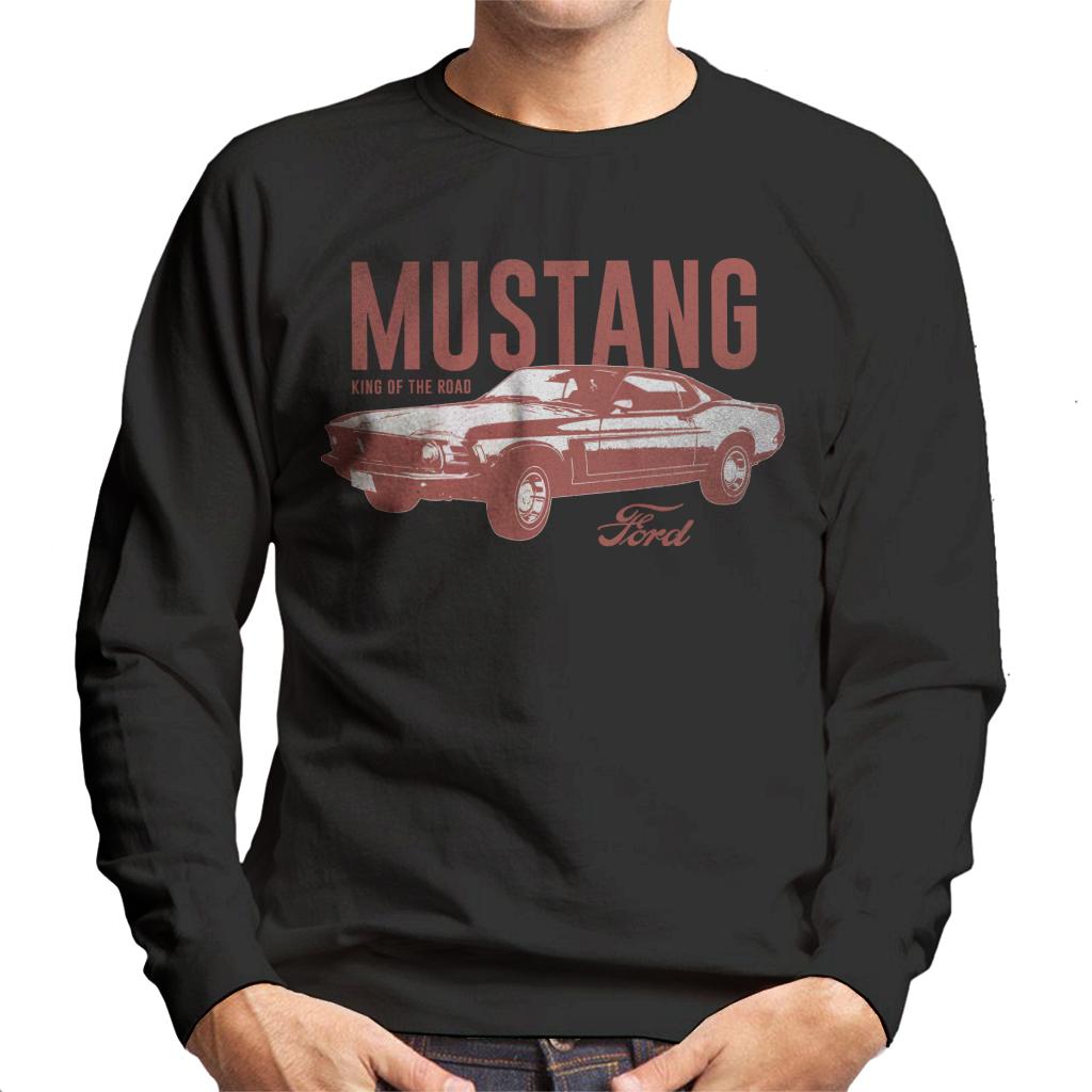 Ford Mustang King Of The Road Men's Sweatshirt-ALL + EVERY