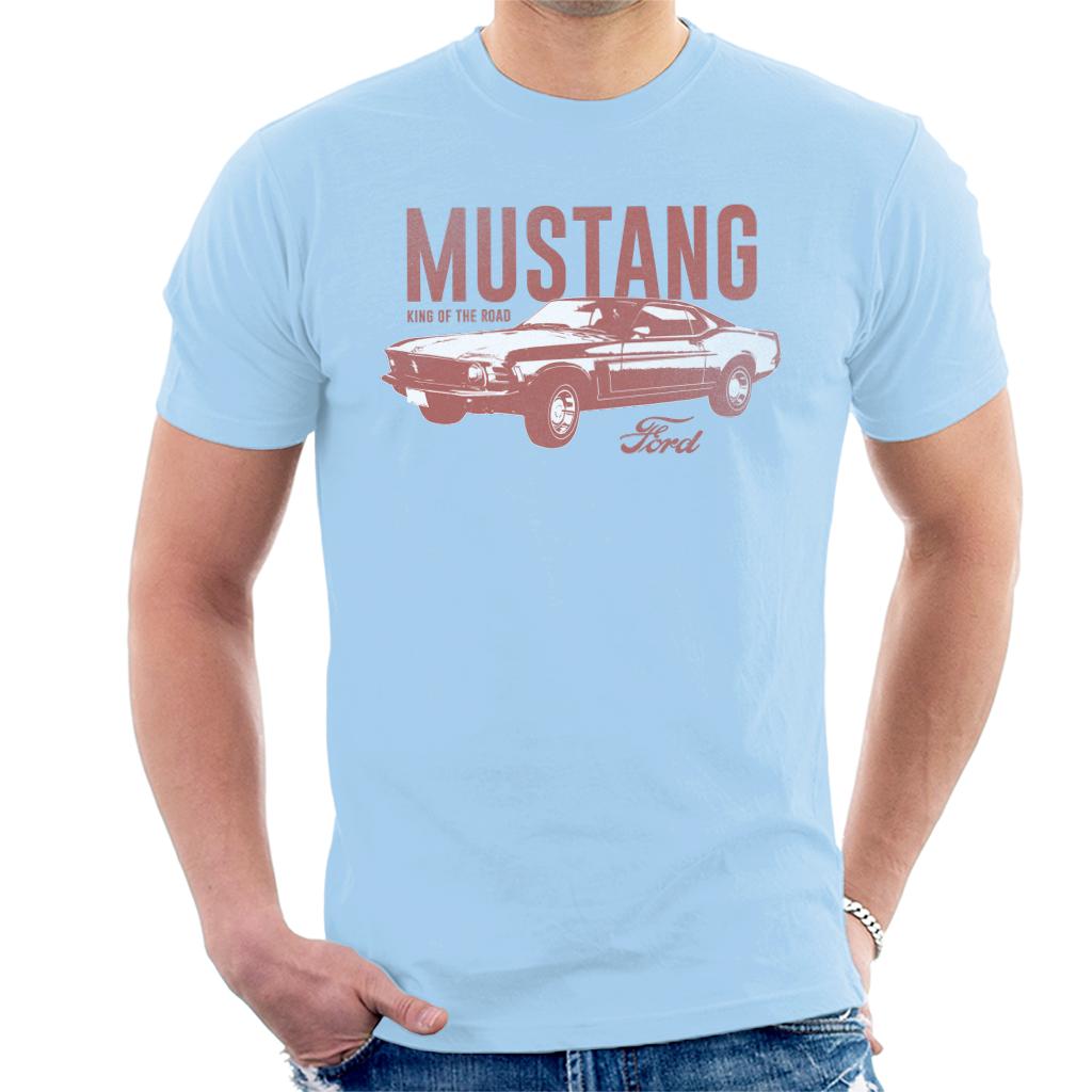 Ford Mustang King Of The Road Men's T-Shirt-ALL + EVERY