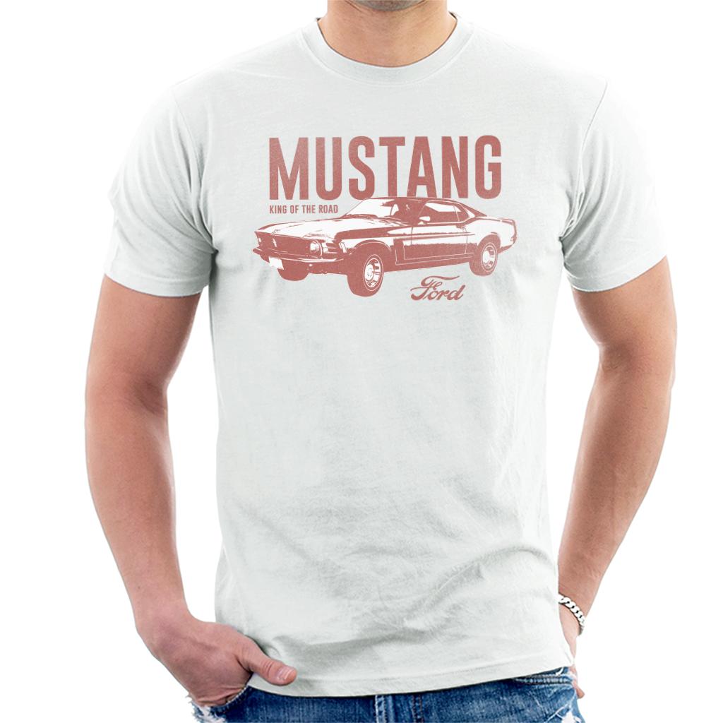 Ford Mustang King Of The Road Men's T-Shirt-ALL + EVERY