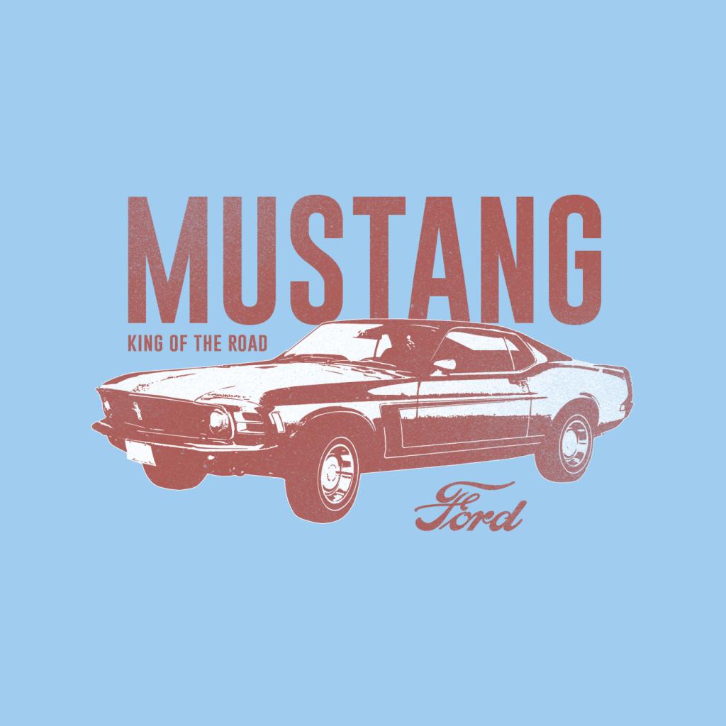 Ford Mustang King Of The Road Men's T-Shirt-ALL + EVERY