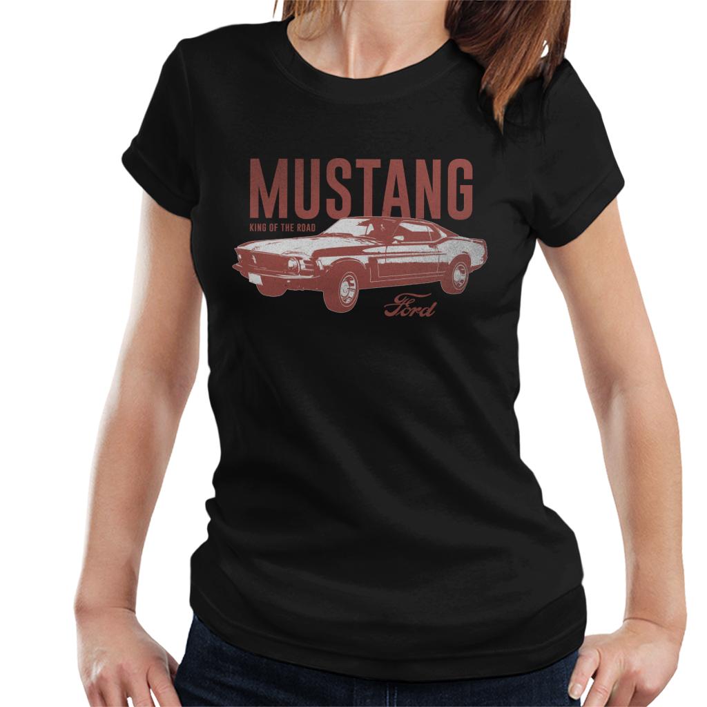 Ford Mustang King Of The Road Women's T-Shirt-ALL + EVERY