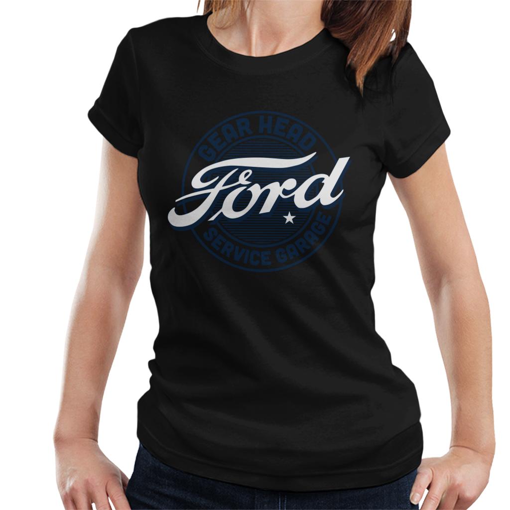 Ford Gear Head Service Garage Women's T-Shirt-ALL + EVERY