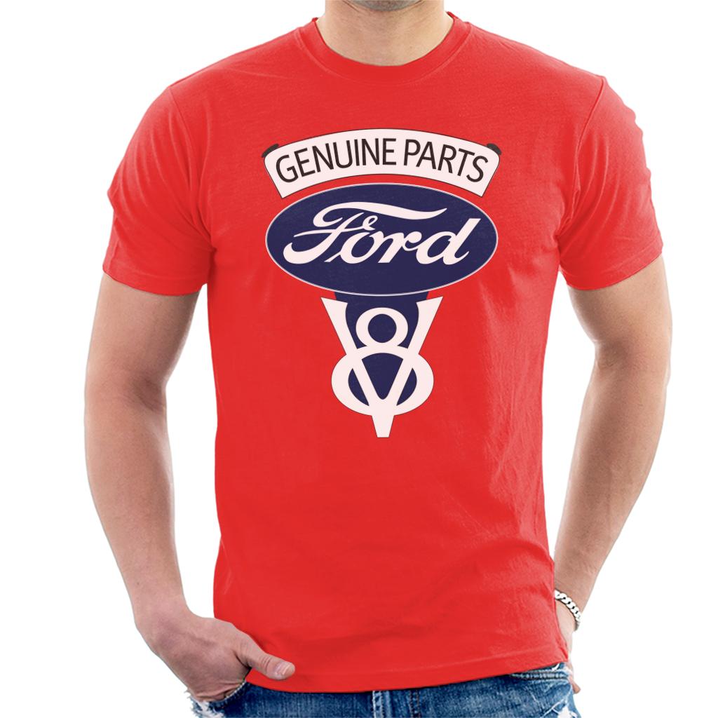 Ford V8 Genuine Parts Men's T-Shirt-ALL + EVERY