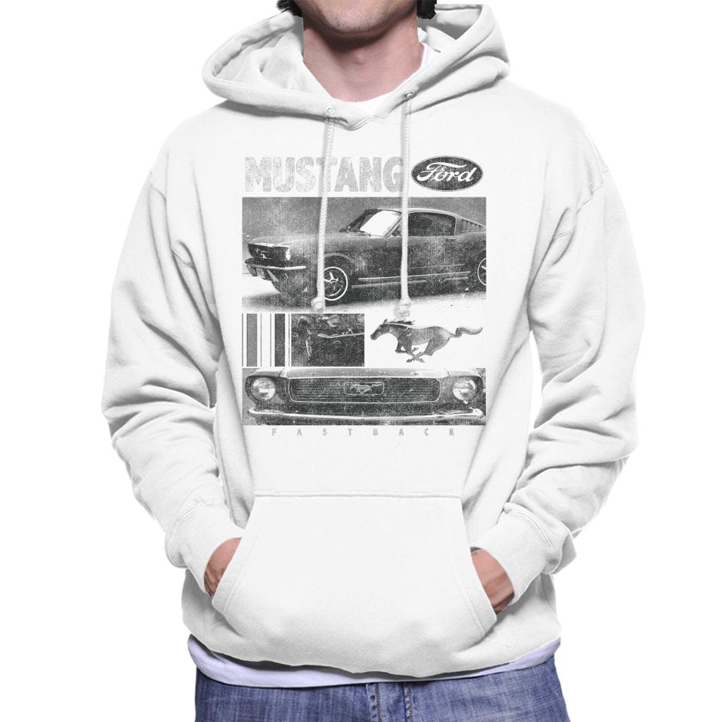 Ford Mustang Fastback Men's Hooded Sweatshirt-ALL + EVERY