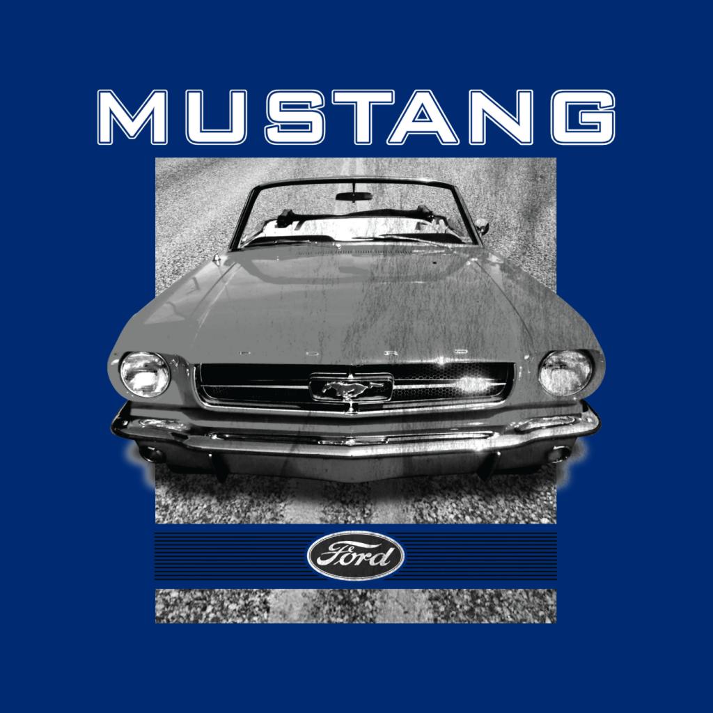 Ford Mustang Hood Close Up Men's T-Shirt-ALL + EVERY