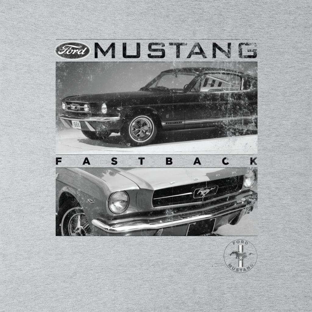 Ford Mustang Fastback Logo Men's T-Shirt-ALL + EVERY