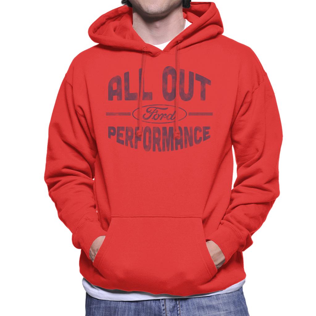 Ford All Out Performance Men's Hooded Sweatshirt-ALL + EVERY