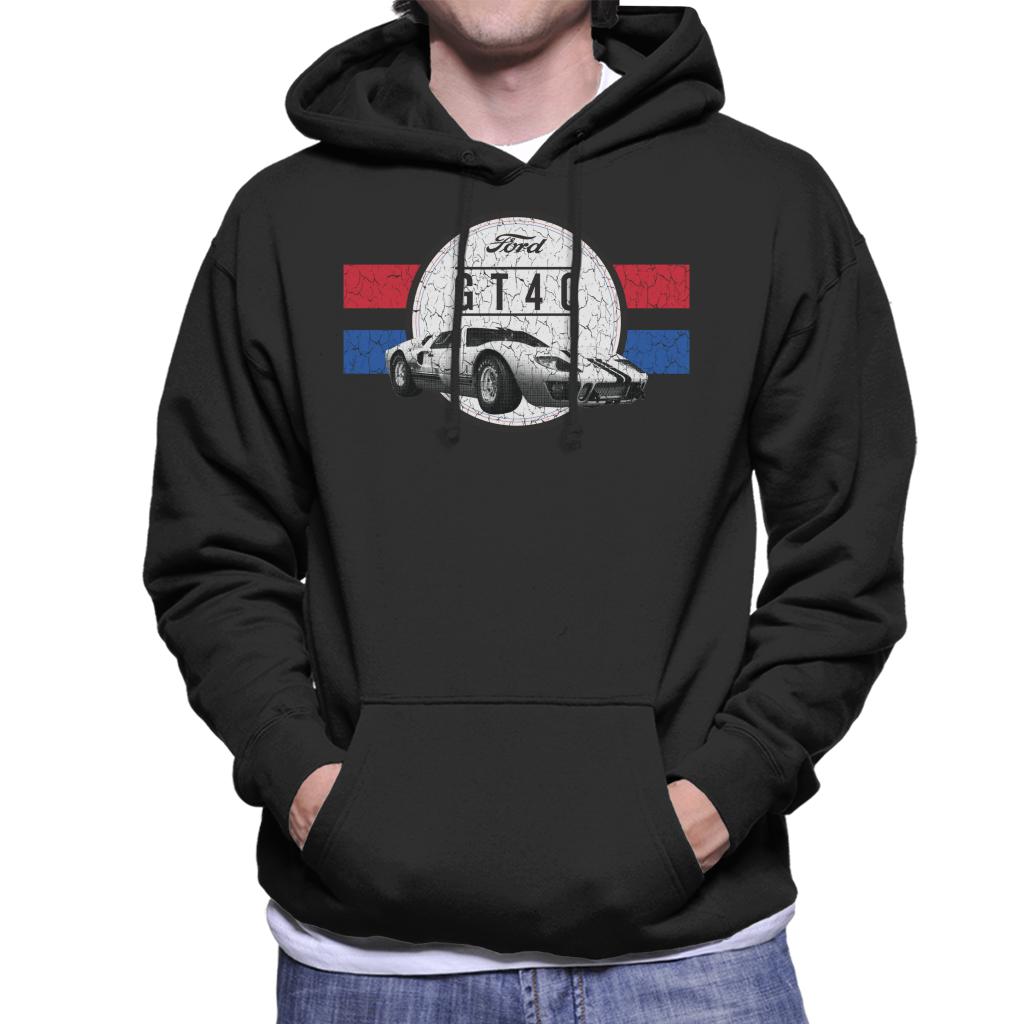 Ford GT 40 Cracked Aesthetic Men's Hooded Sweatshirt-ALL + EVERY