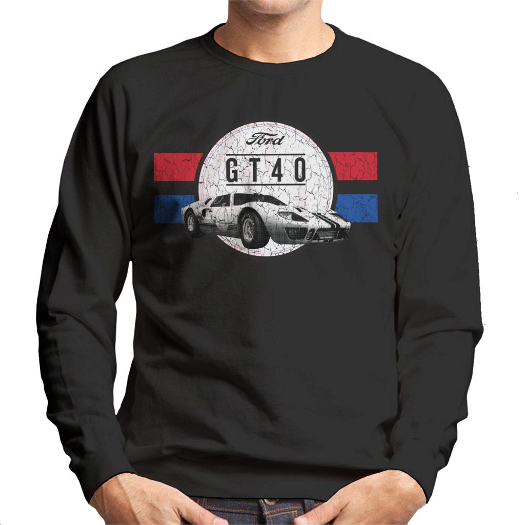 Ford GT 40 Cracked Aesthetic Men's Sweatshirt-ALL + EVERY