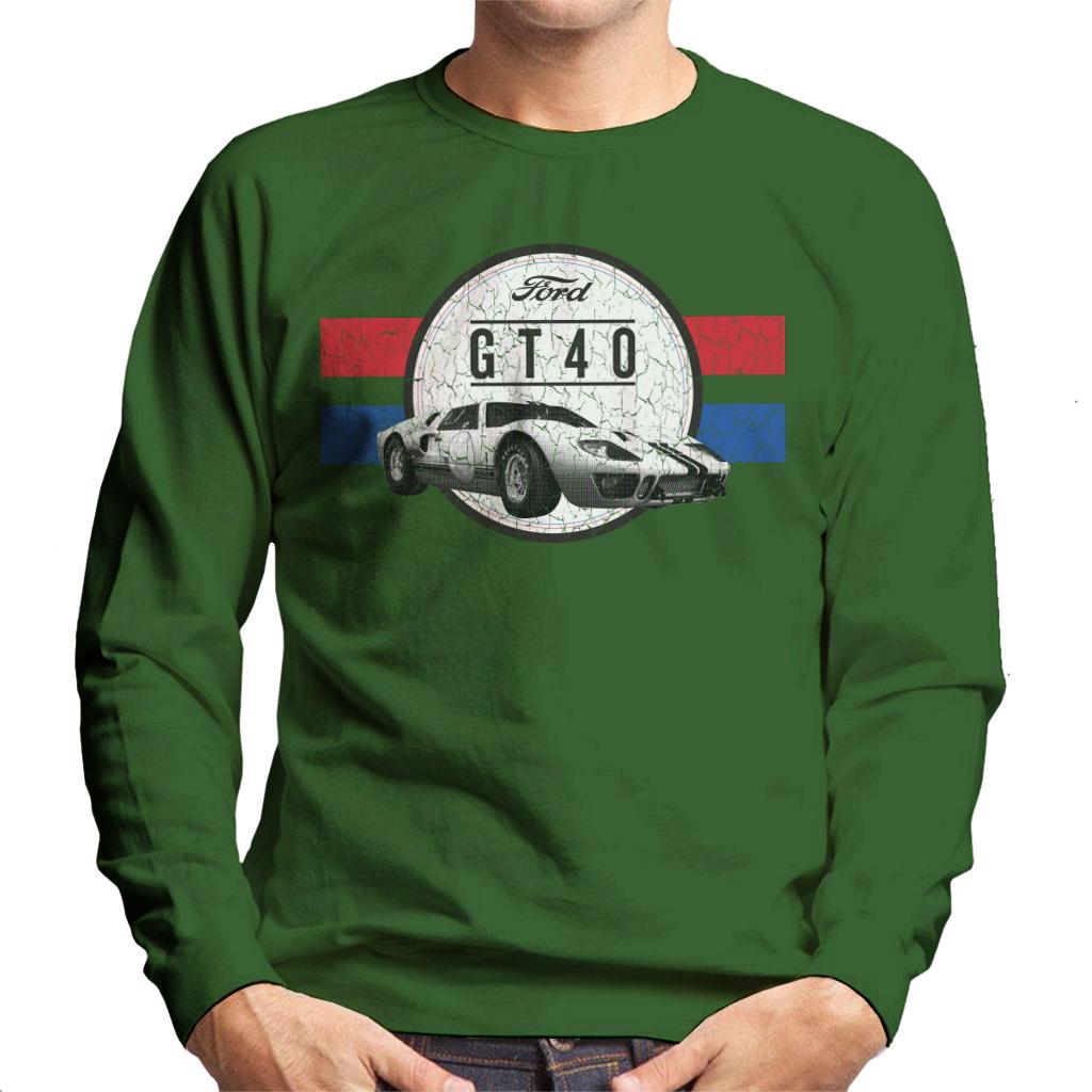 Ford GT 40 Cracked Aesthetic Men's Sweatshirt-ALL + EVERY