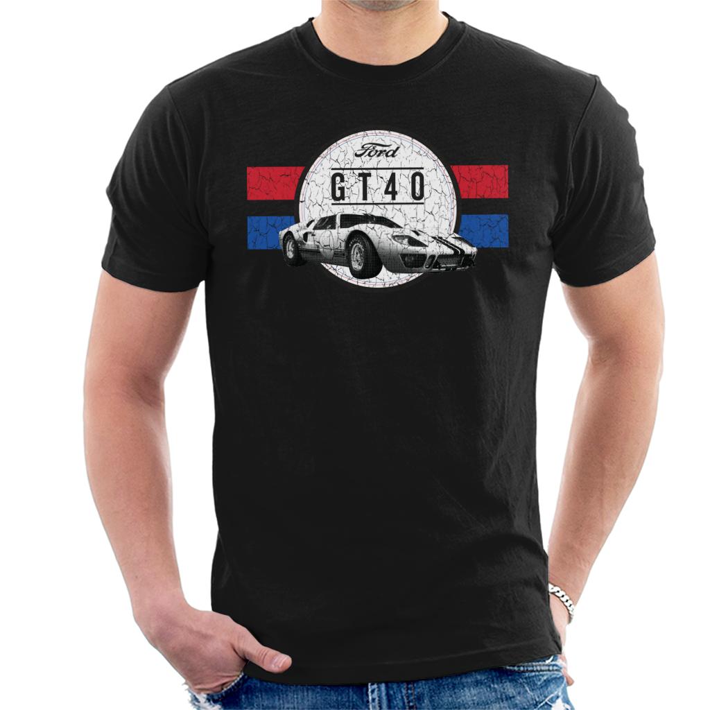 Ford GT 40 Cracked Aesthetic Men's T-Shirt-ALL + EVERY