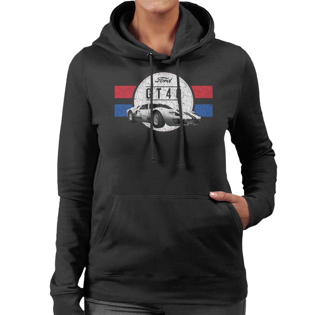 Ford GT 40 Cracked Aesthetic Women's Hooded Sweatshirt-ALL + EVERY