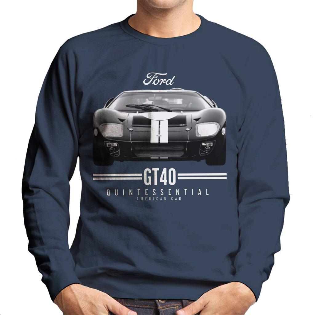 Ford GT 40 Quintessential American Car Men's Sweatshirt-ALL + EVERY