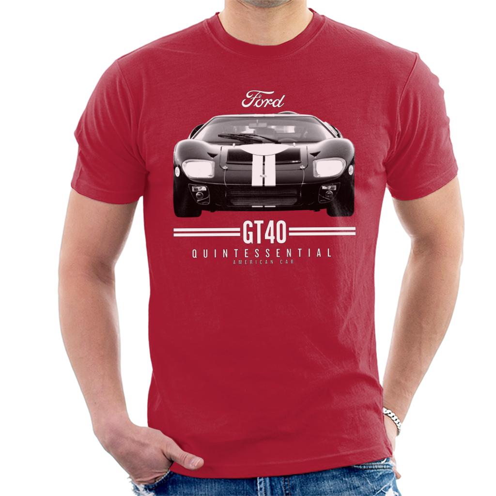 Ford GT 40 Quintessential American Car Men's T-Shirt-ALL + EVERY