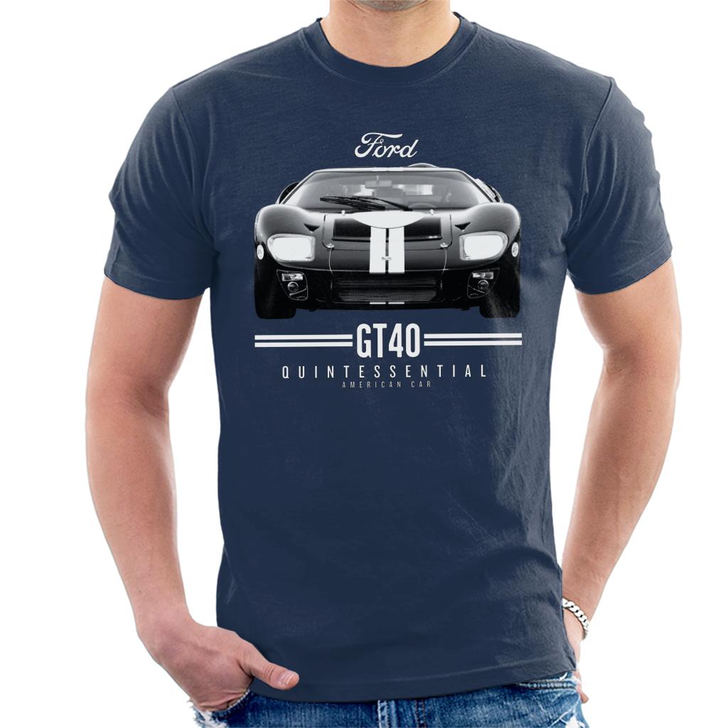 Ford GT 40 Quintessential American Car Men's T-Shirt-ALL + EVERY