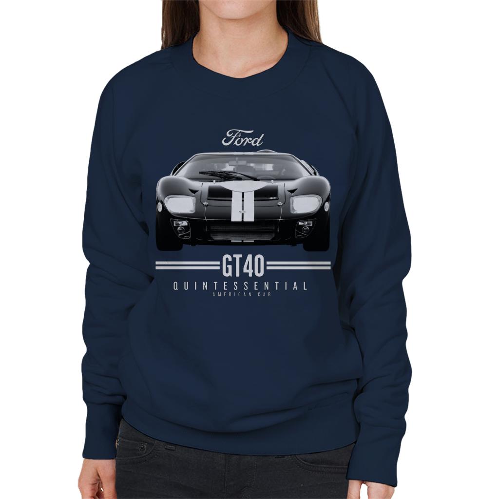 Ford GT 40 Quintessential American Car Women's Sweatshirt-ALL + EVERY