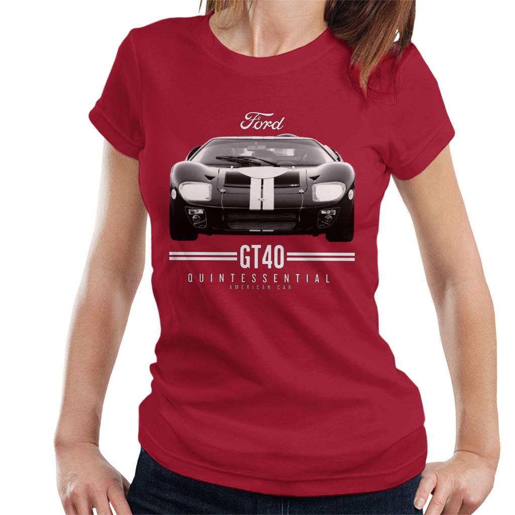 Ford GT 40 Quintessential American Car Women's T-Shirt-ALL + EVERY