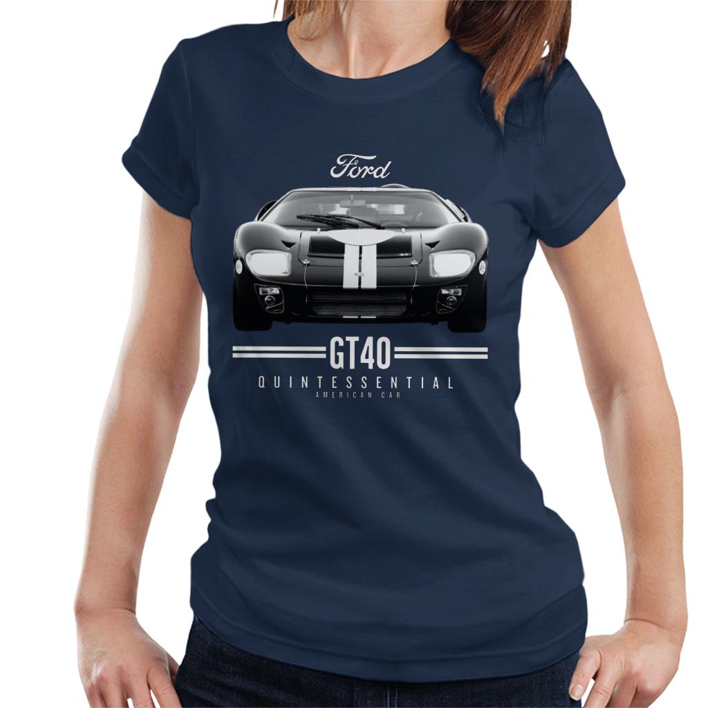 Ford GT 40 Quintessential American Car Women's T-Shirt-ALL + EVERY