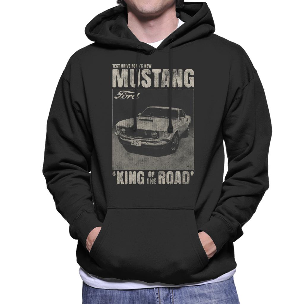 Ford Mustang Test Drive Fords New King Of The Road Men's Hooded Sweatshirt-ALL + EVERY