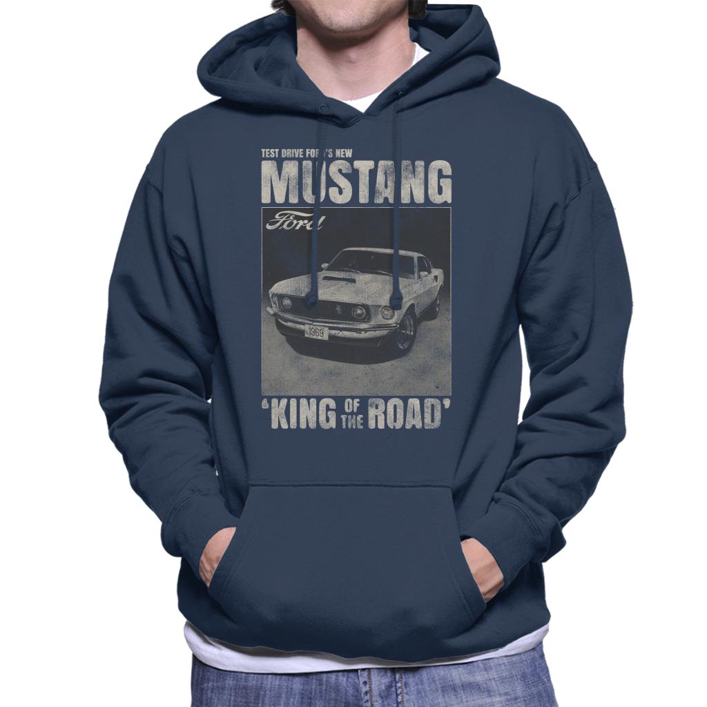 Ford Mustang Test Drive Fords New King Of The Road Men's Hooded Sweatshirt-ALL + EVERY