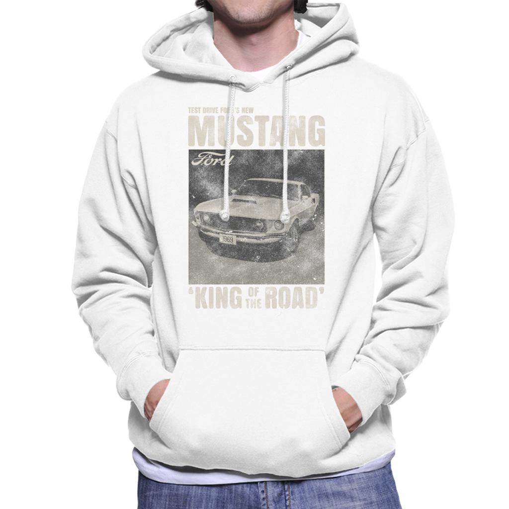 Ford Mustang Test Drive Fords New King Of The Road Men's Hooded Sweatshirt-ALL + EVERY