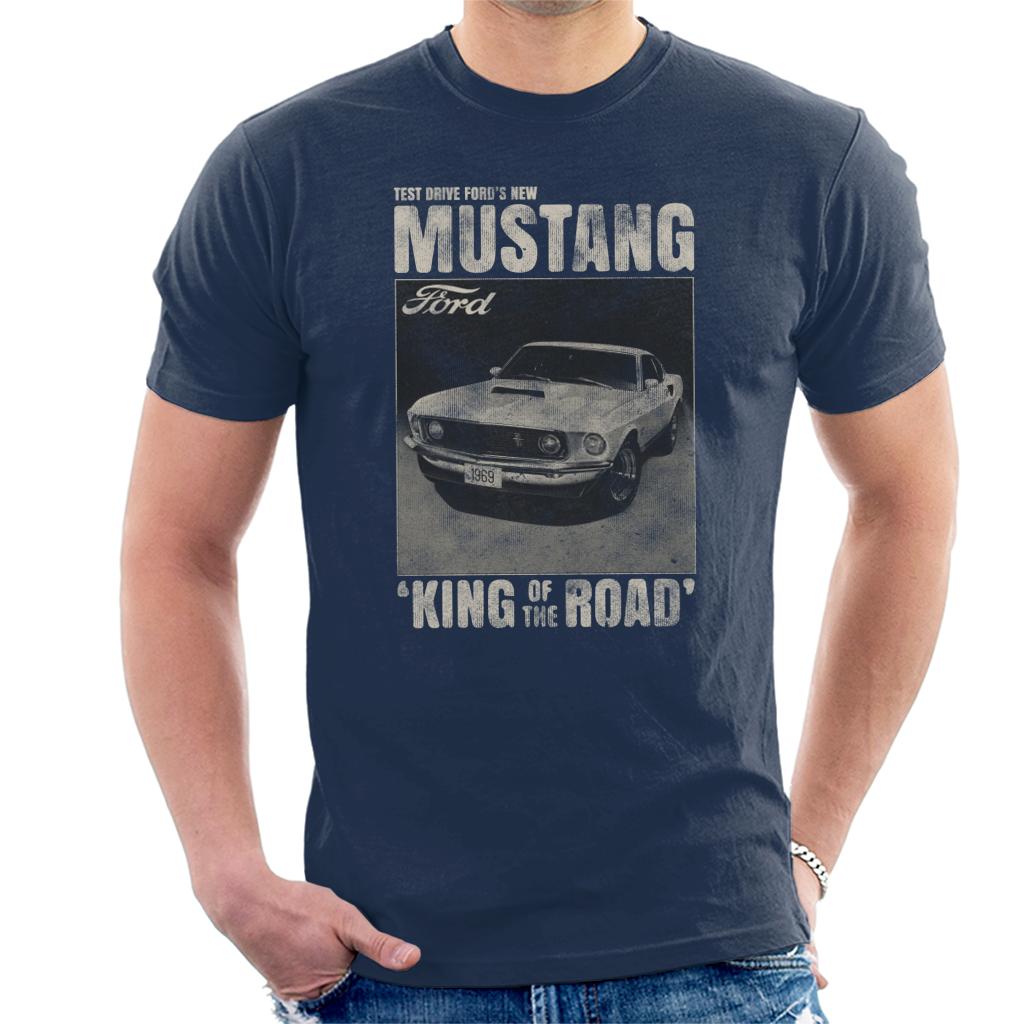 Ford Mustang Test Drive Fords New King Of The Road Men's T-Shirt-ALL + EVERY