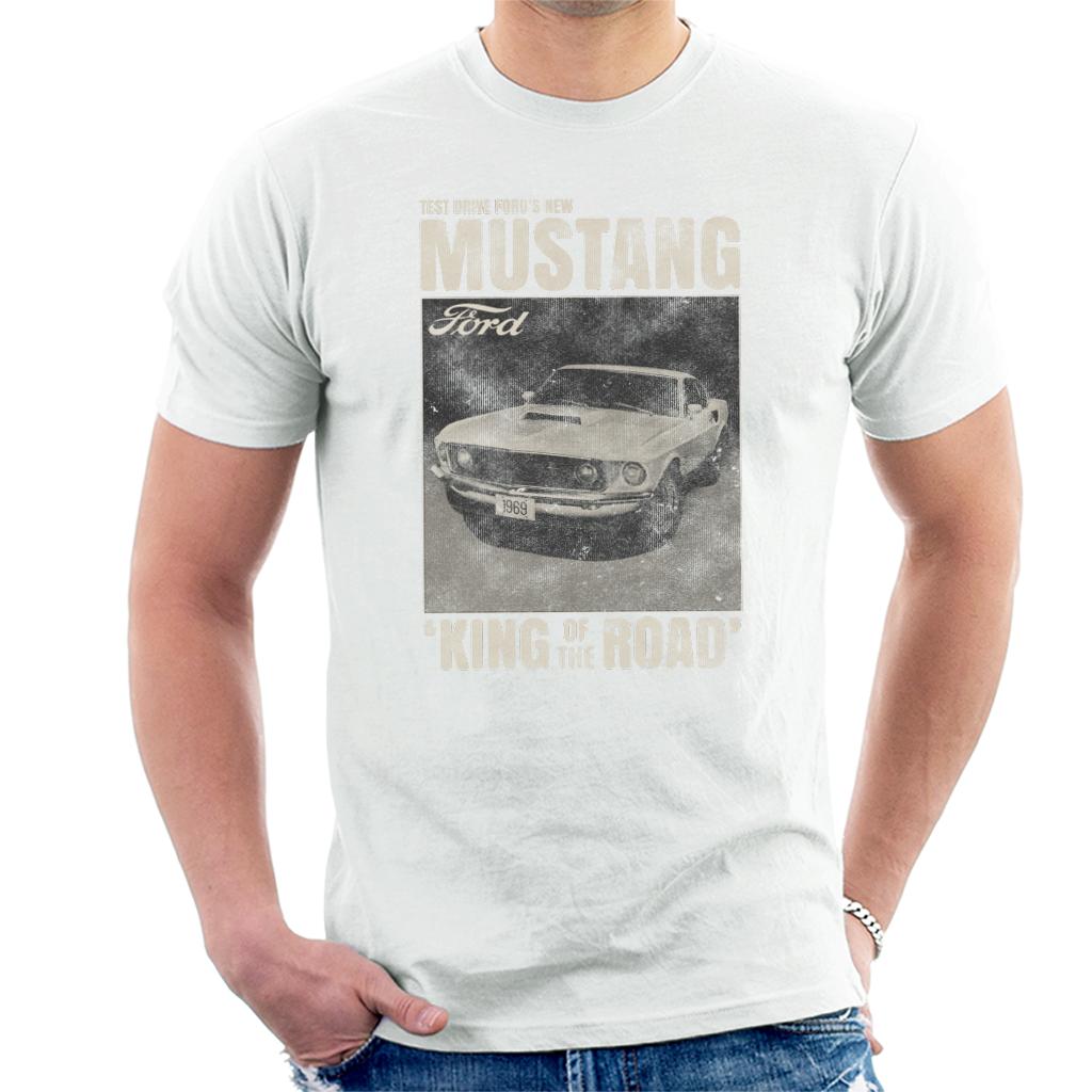 Ford Mustang Test Drive Fords New King Of The Road Men's T-Shirt-ALL + EVERY