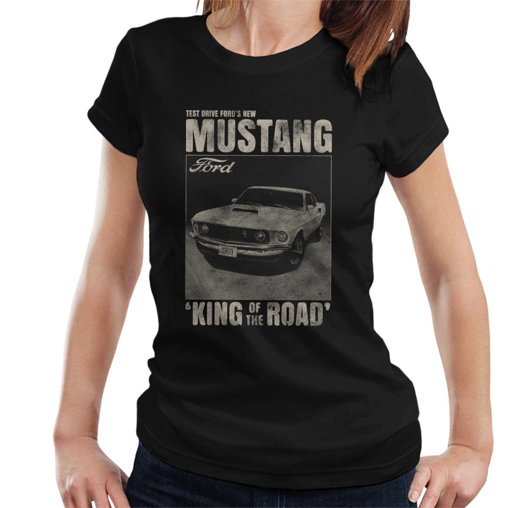 Ford Mustang Test Drive Fords New King Of The Road Women's T-Shirt-ALL + EVERY