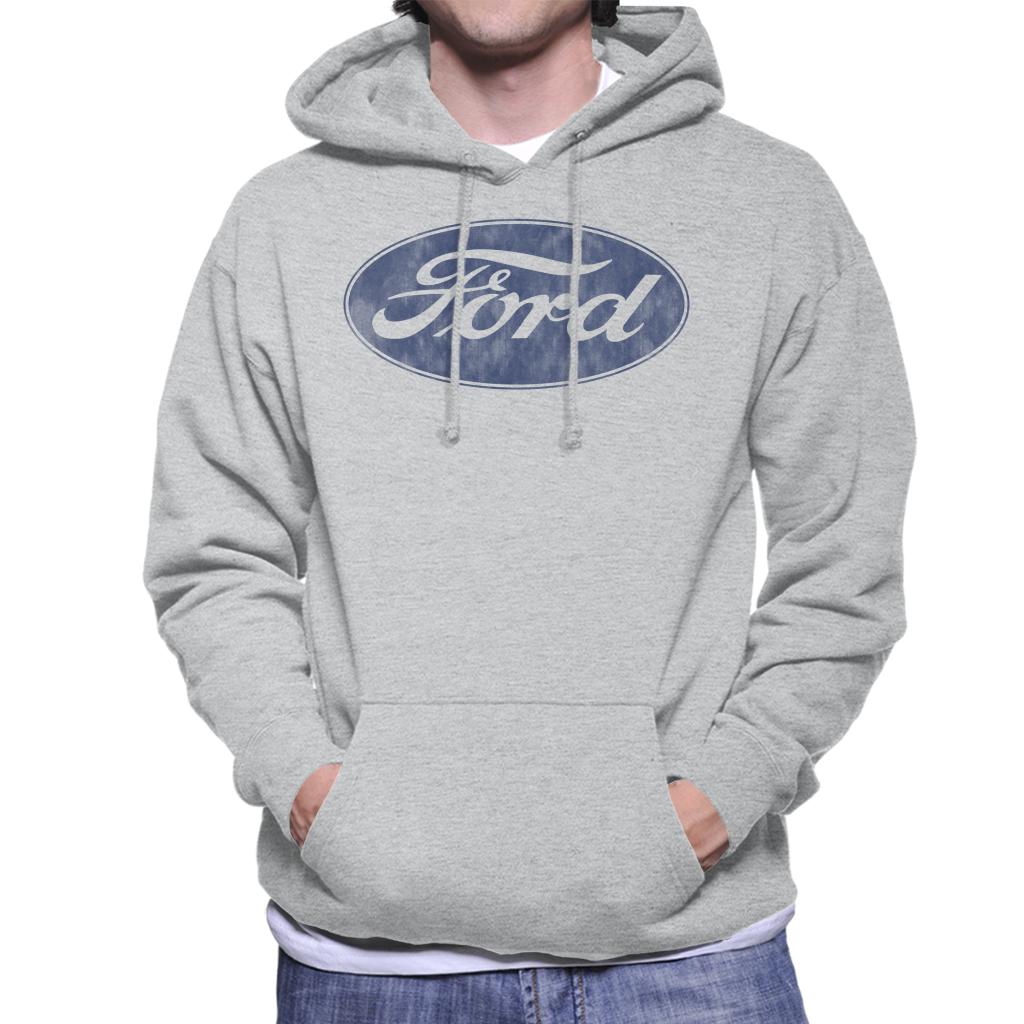 Ford Classic Logo Men's Hooded Sweatshirt-ALL + EVERY