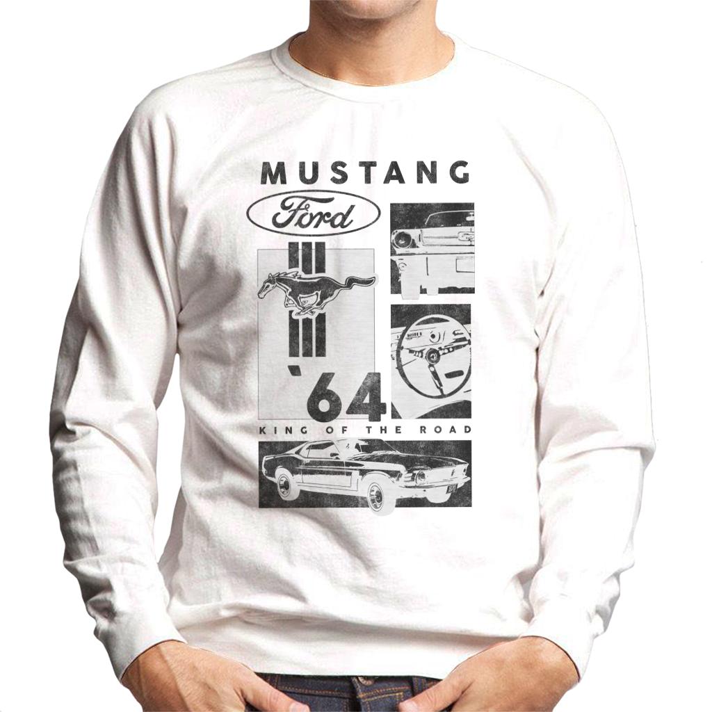 Ford Mustang 64 King Of The Road Men's Sweatshirt-ALL + EVERY