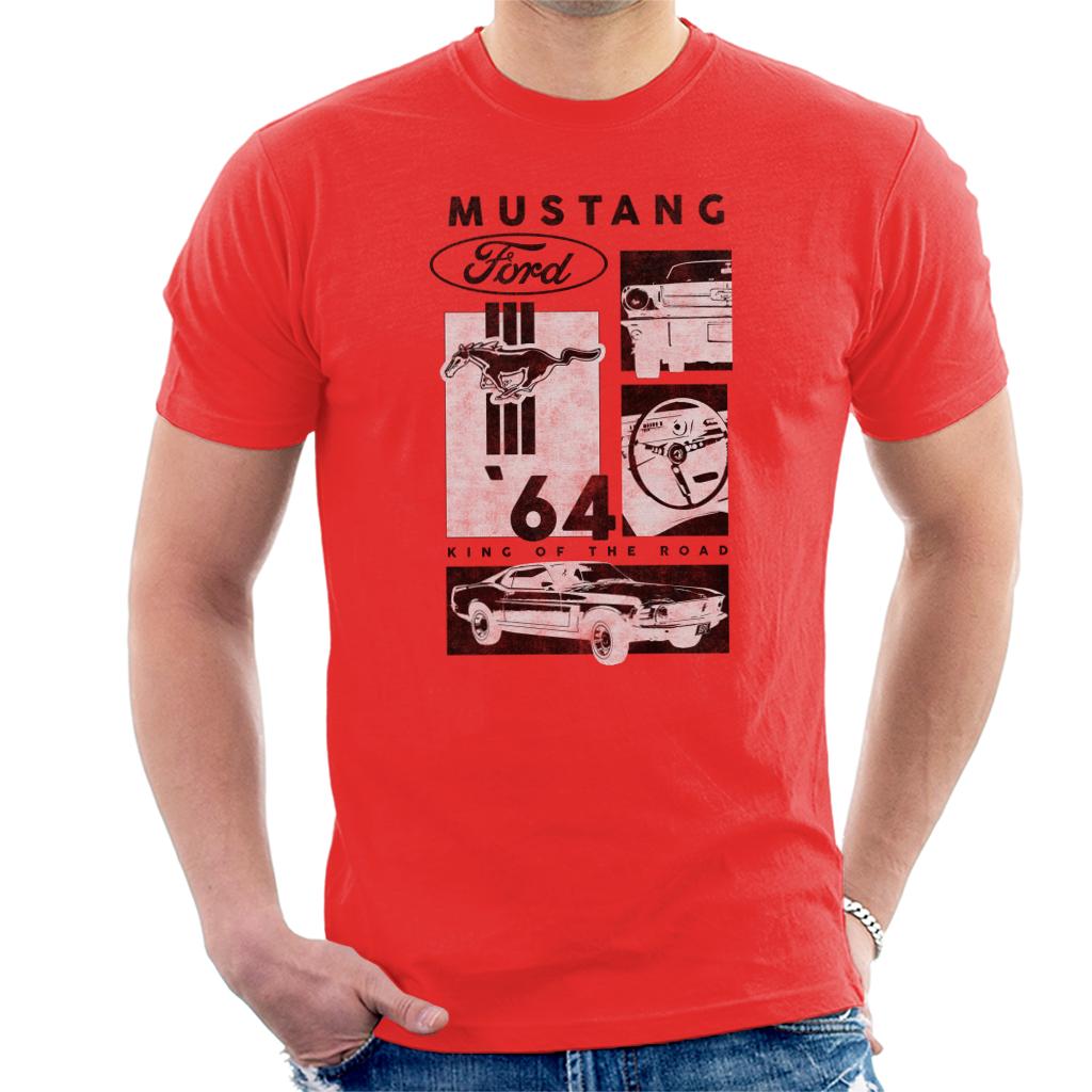 Ford Mustang 64 King Of The Road Men's T-Shirt-ALL + EVERY