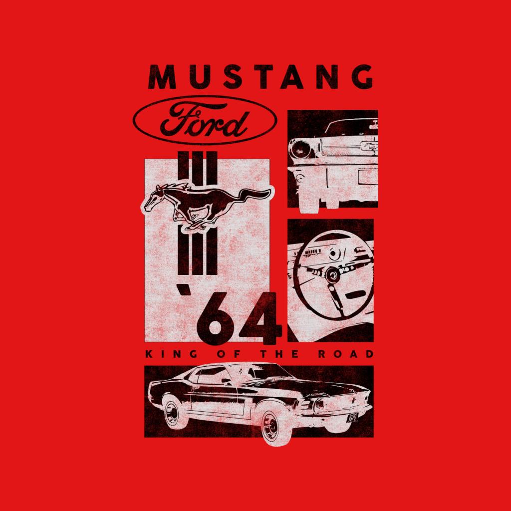 Ford Mustang 64 King Of The Road Men's T-Shirt-ALL + EVERY