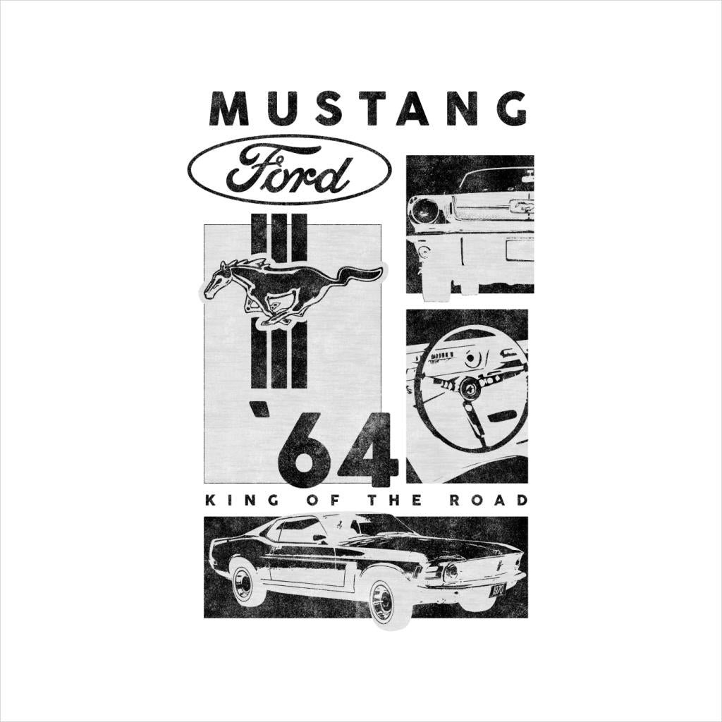 Ford Mustang 64 King Of The Road Men's T-Shirt-ALL + EVERY