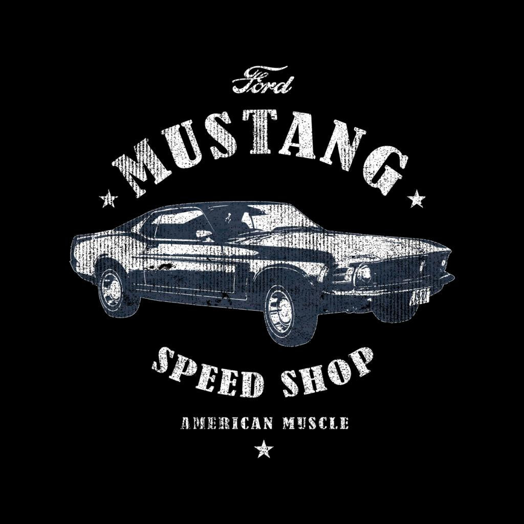 Ford Mustang Speed Shop Men's T-Shirt-ALL + EVERY