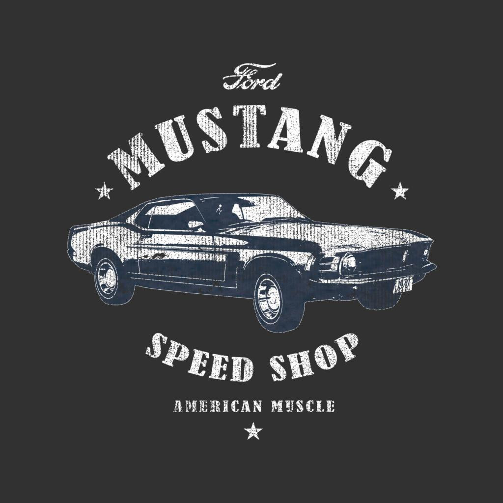 Ford Mustang Speed Shop Men's T-Shirt-ALL + EVERY