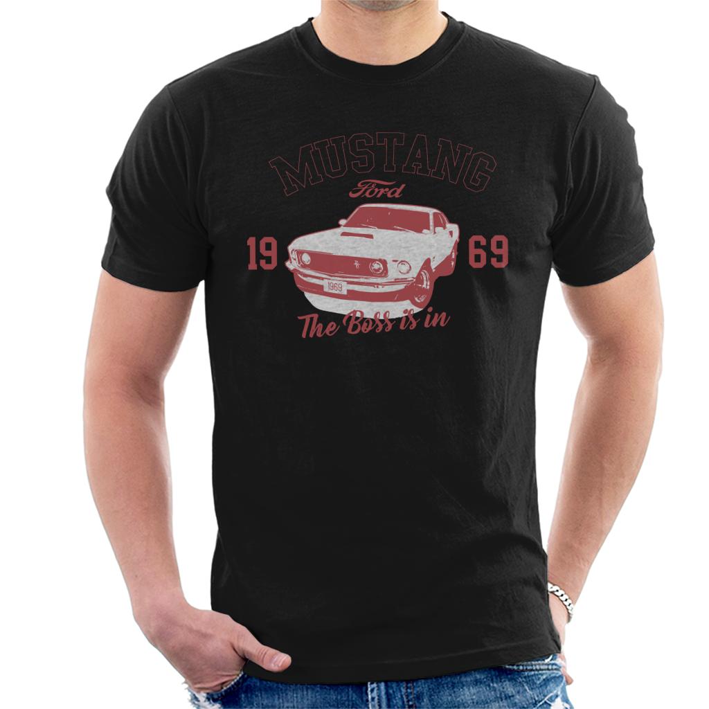 Ford Mustang 1969 The Boss Is In Men's T-Shirt-ALL + EVERY