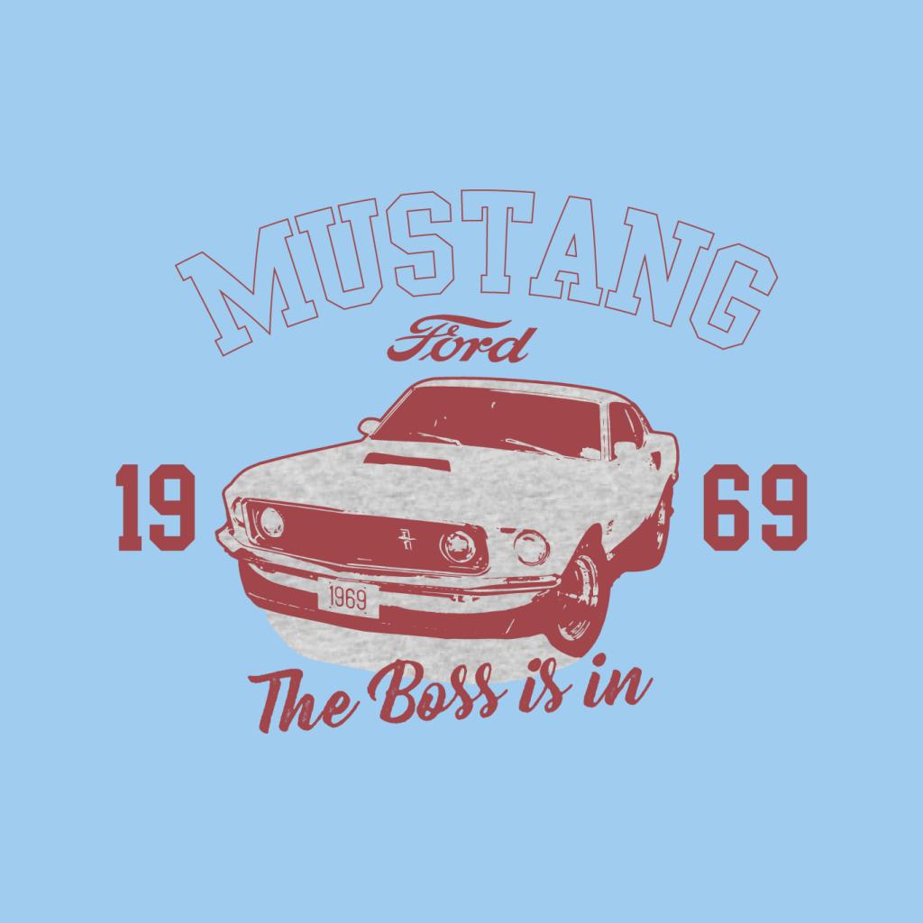 Ford Mustang 1969 The Boss Is In Men's T-Shirt-ALL + EVERY