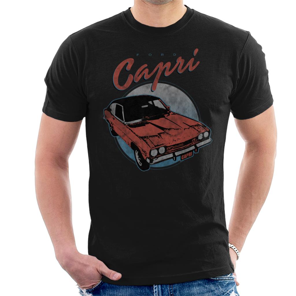 Ford Red Capri Men's T-Shirt-ALL + EVERY