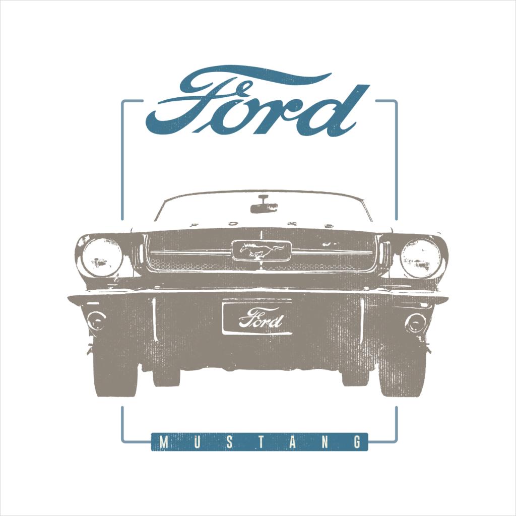 Ford Mustang Front View Men's T-Shirt-ALL + EVERY