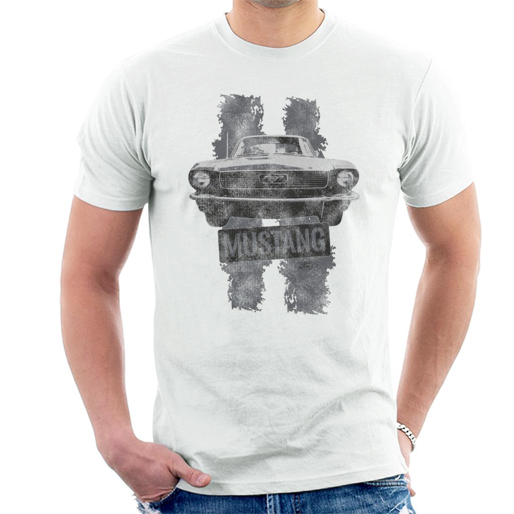 Ford Mustang Stripe Men's T-Shirt-ALL + EVERY