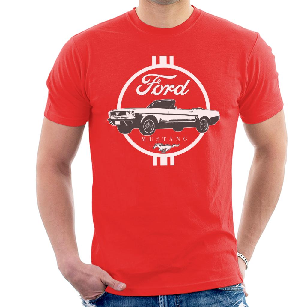 Ford Mustang Chrome Icon Men's T-Shirt-ALL + EVERY