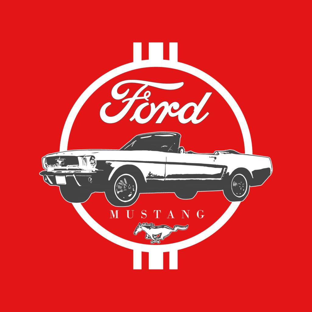 Ford Mustang Chrome Icon Men's T-Shirt-ALL + EVERY