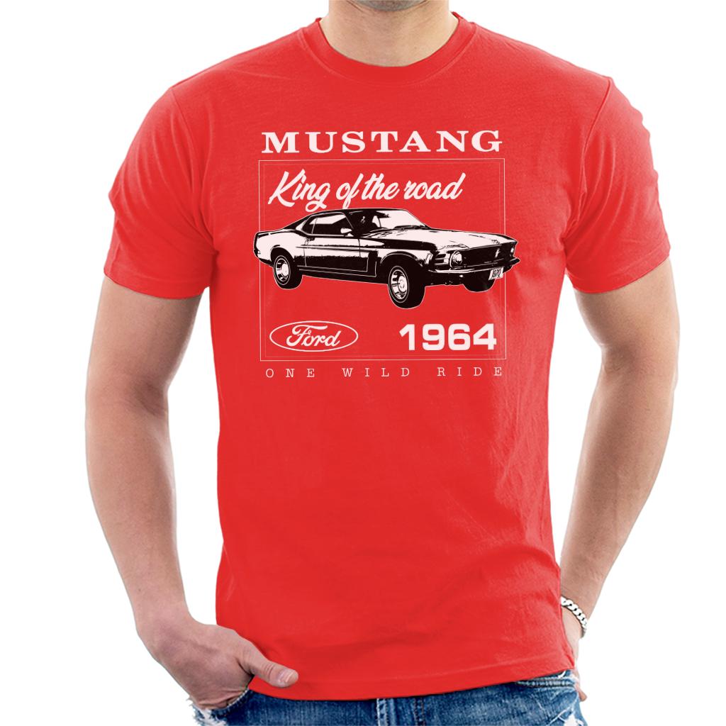 Ford Mustang One Wild Ride Men's T-Shirt-ALL + EVERY