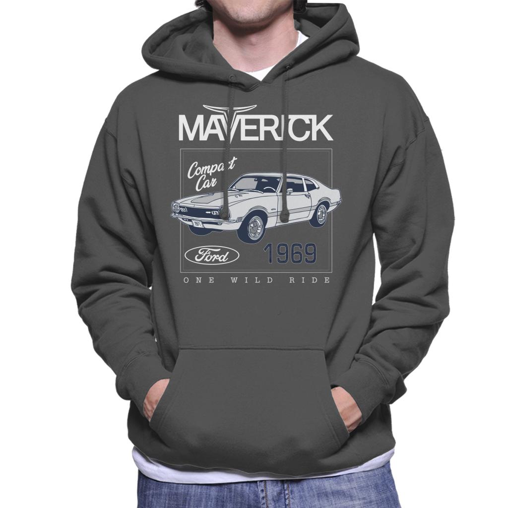 Ford Maverick 1969 Compact Car Men's Hooded Sweatshirt-ALL + EVERY