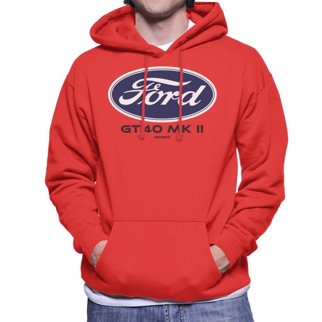 Ford GT40 Mk II Series Men's Hooded Sweatshirt-ALL + EVERY