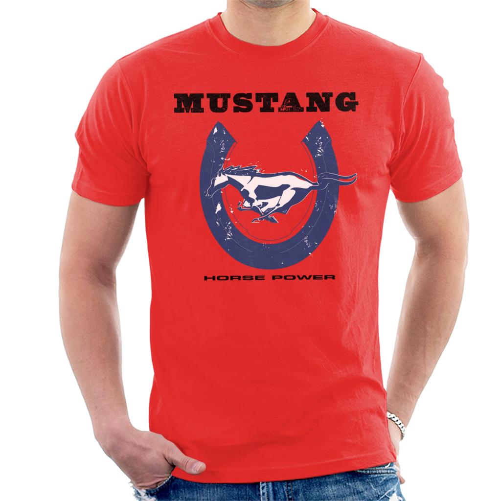 Ford Mustang Horsepower Men's T-Shirt-ALL + EVERY