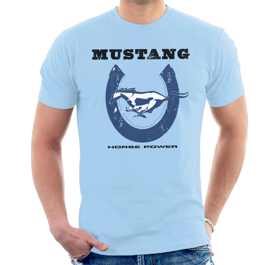 Ford Mustang Horsepower Men's T-Shirt-ALL + EVERY