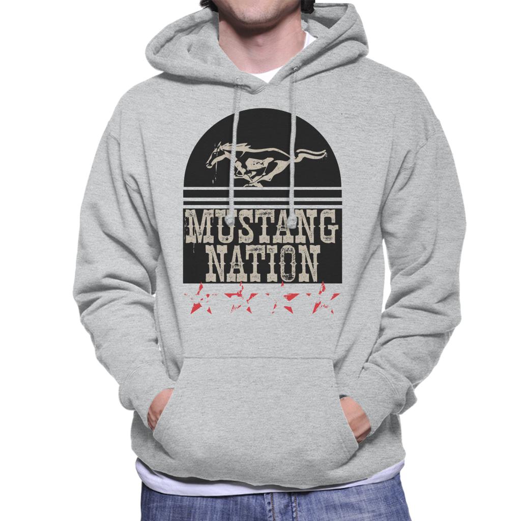 Ford Mustang Nation Men's Hooded Sweatshirt-ALL + EVERY