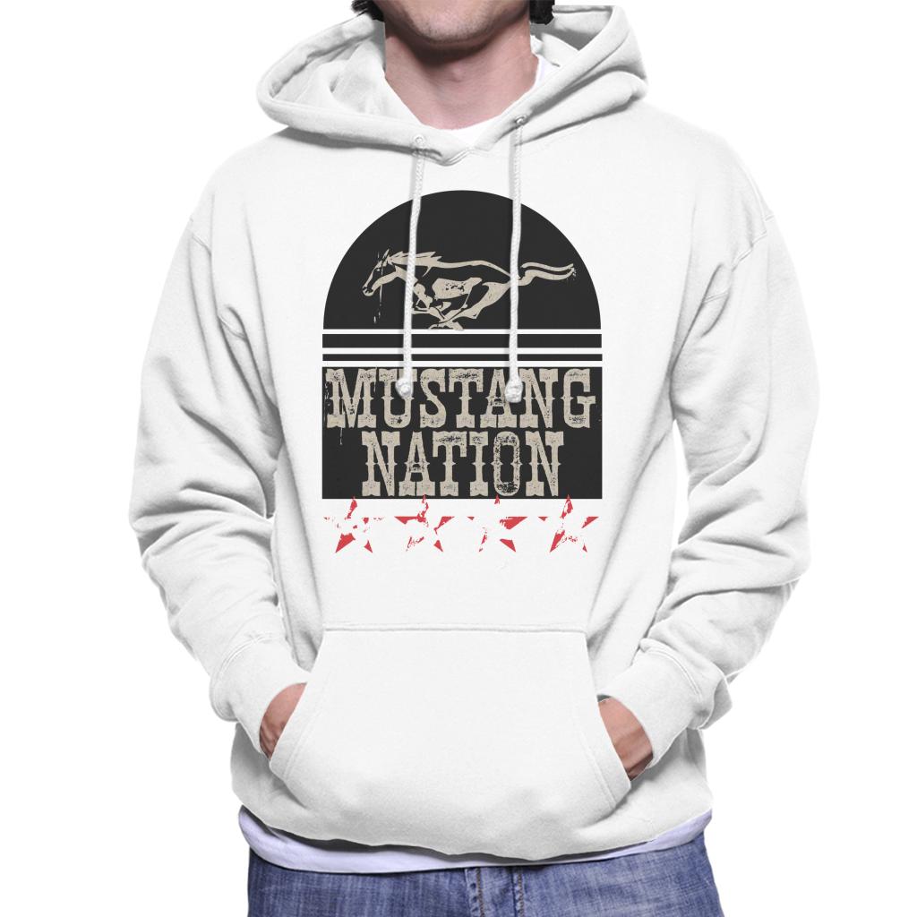 Ford Mustang Nation Men's Hooded Sweatshirt-ALL + EVERY